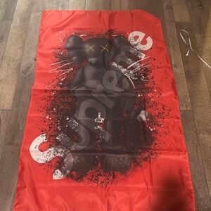 Supreme x KAWS Flag